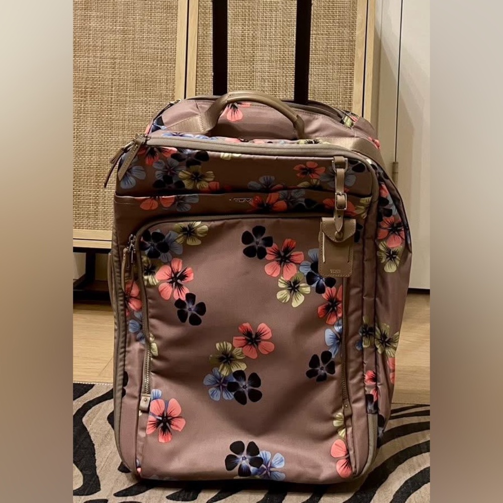 Tumi Floral Print Rolling Suitcase